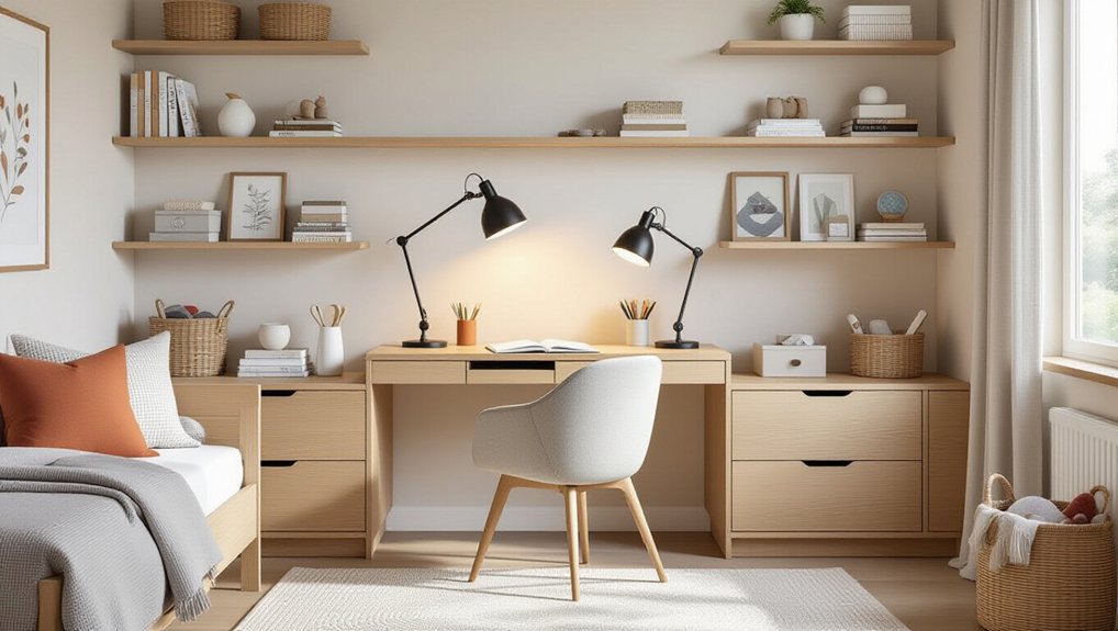 adaptable organized sustainable workspace