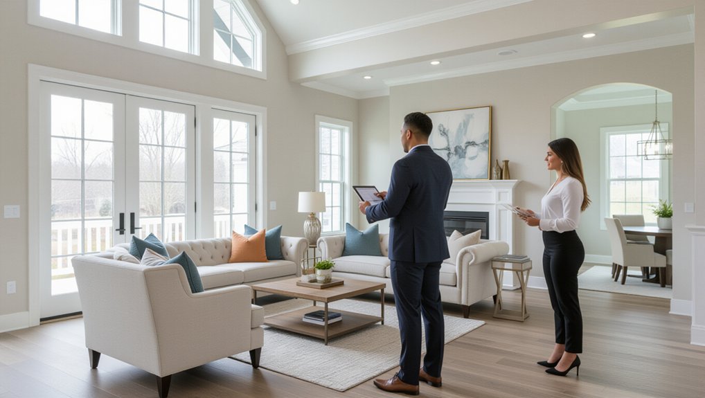 agent assesses property potential