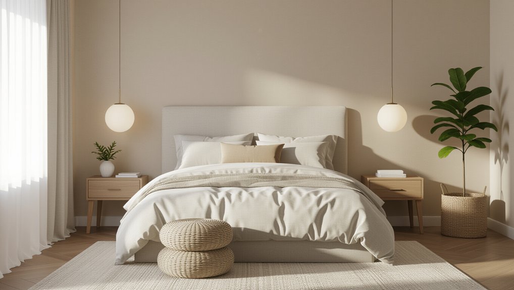 arrange bed for easy access