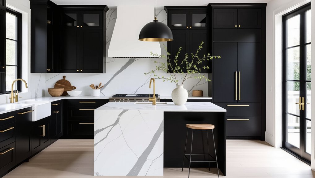 black and white contrast scheme