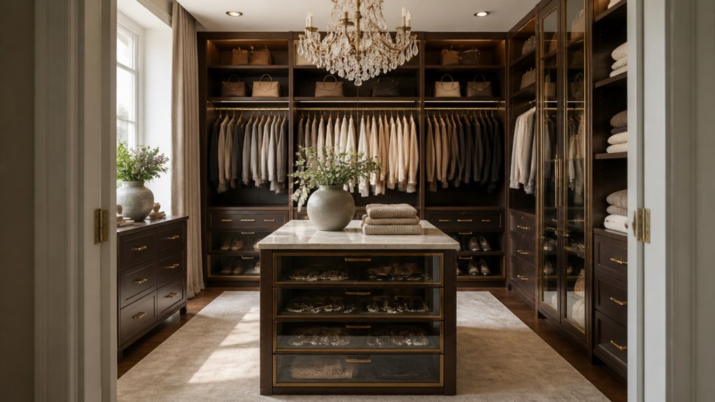 boutique style walk in closets