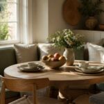 casual family dining space