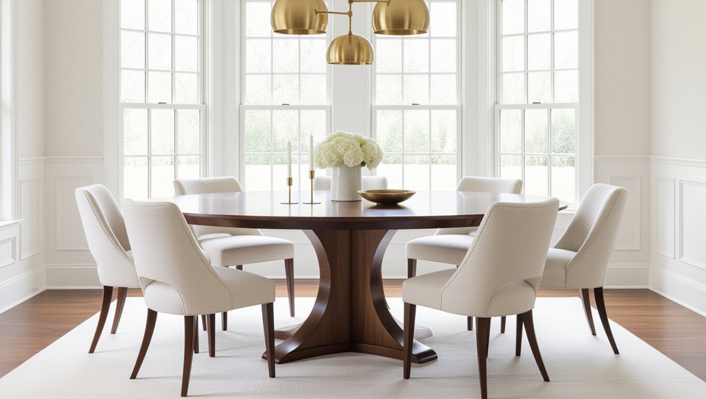 choose table shape and style