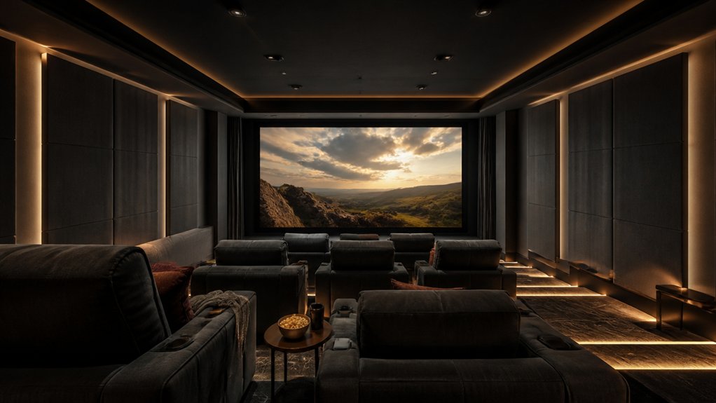 luxury home theater setup