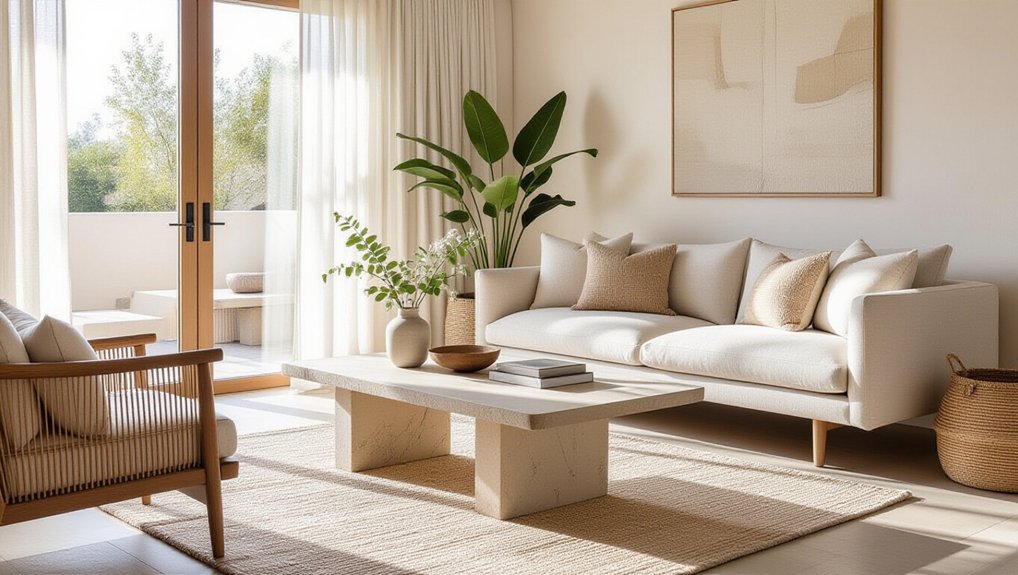 most popular interior design trends are natural materials create warm interiors