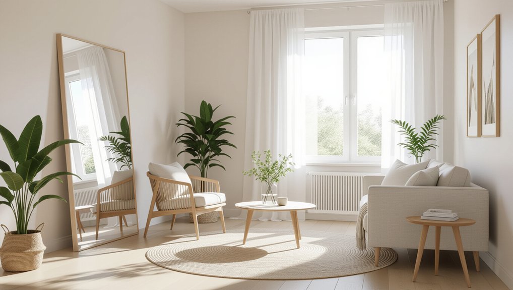 optimize space with furniture