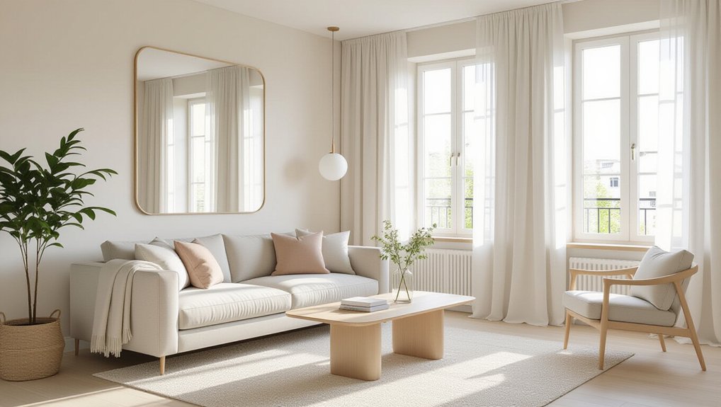 use light neutral tones