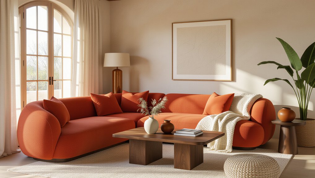 warm earthy inviting tones